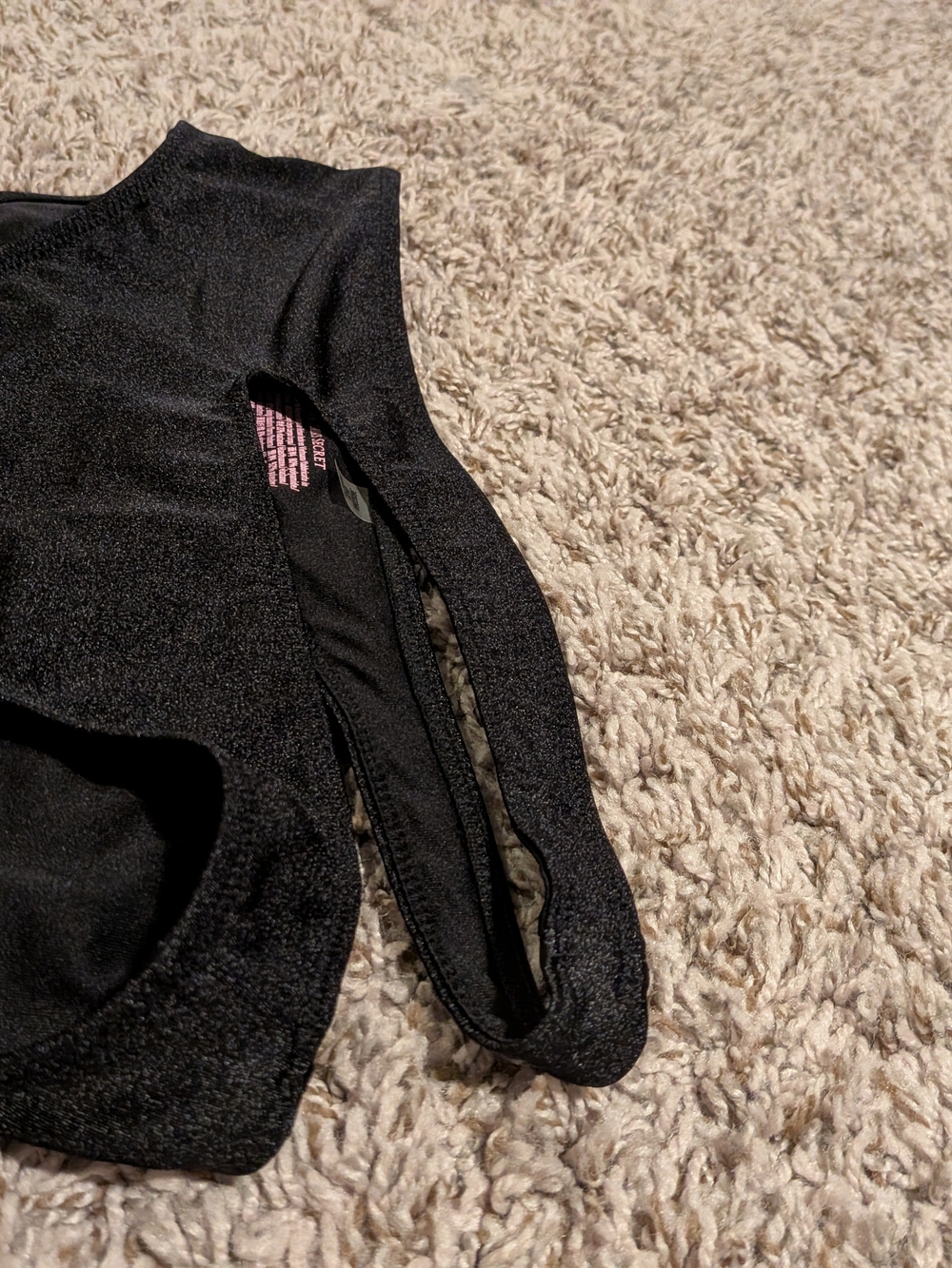 Victoria's Secret shimmer Bikini bottoms featuring a Slit Detail